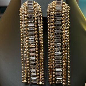 CHICO’S Cascading Crystal Earrings